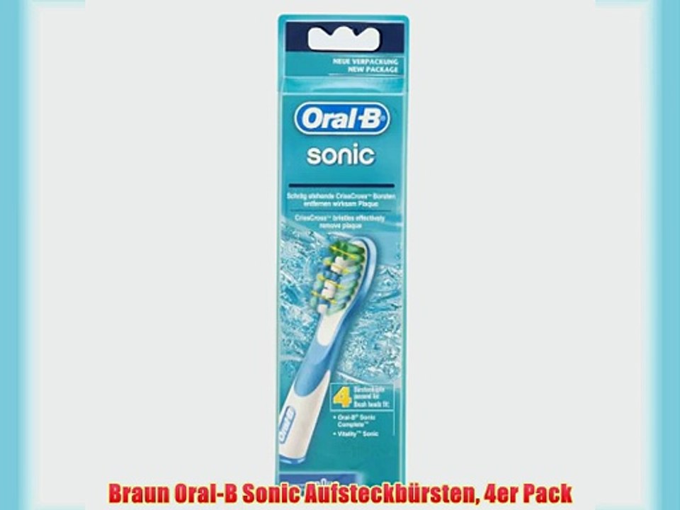 Braun Oral-B Sonic Aufsteckb?rsten 4er Pack