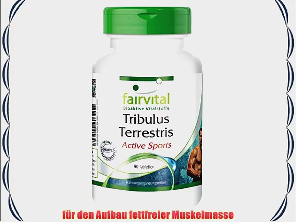 Tribulus Terrestris Active Sports (Tribosteron) 90 vegetarische Tabletten