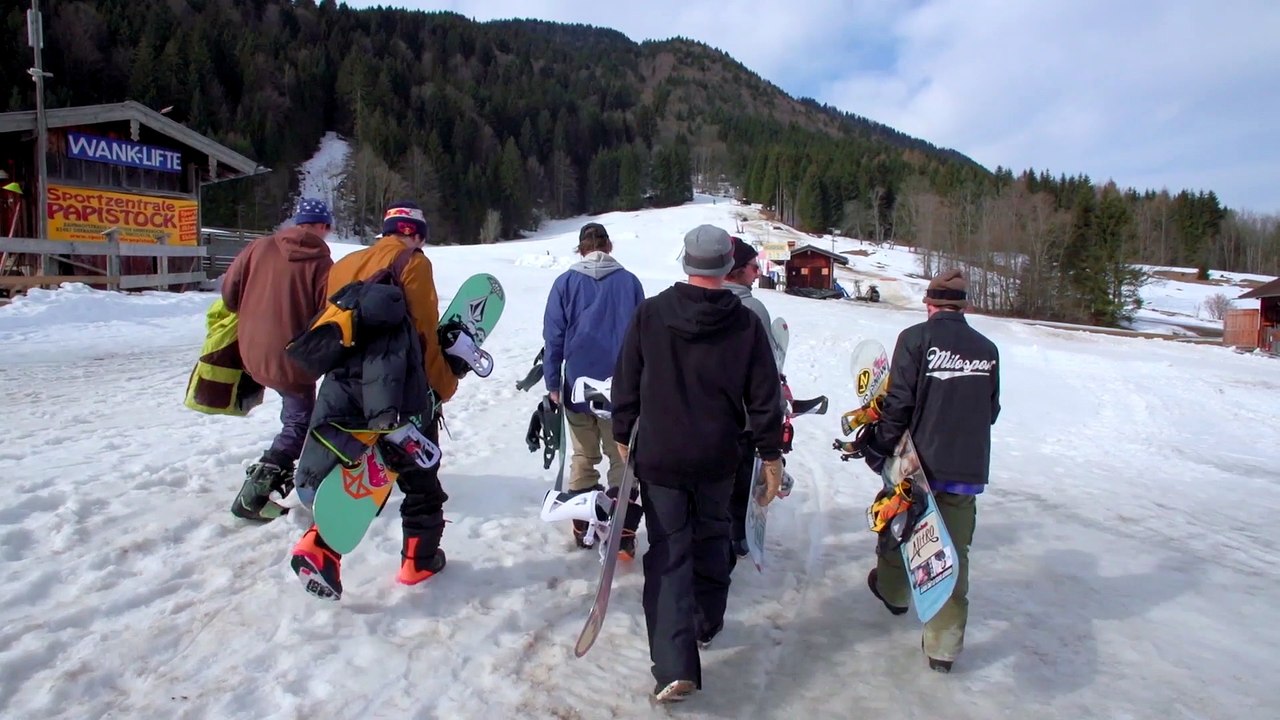Snowboarders Try to Ride the World's Longest Rail