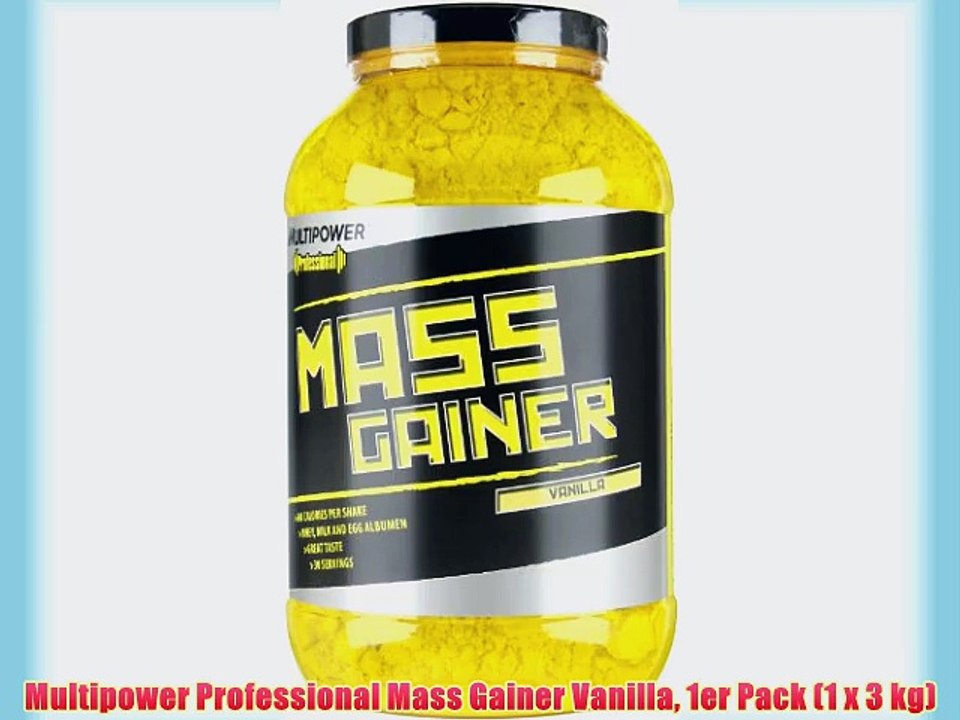 Multipower Professional Mass Gainer Vanilla 1er Pack (1 x 3 kg)