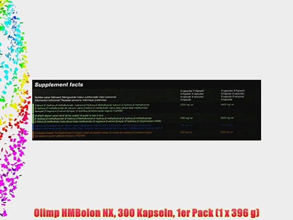 Olimp HMBolon NX 300 Kapseln 1er Pack (1 x 396 g)