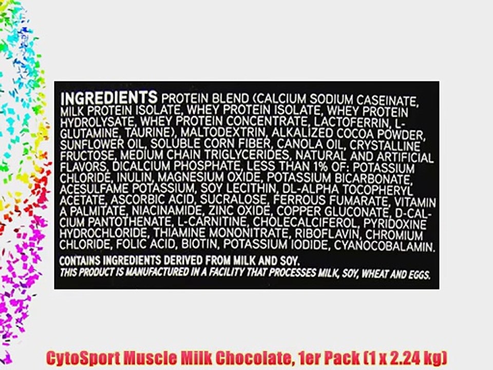 CytoSport Muscle Milk Chocolate 1er Pack (1 x 2.24 kg)