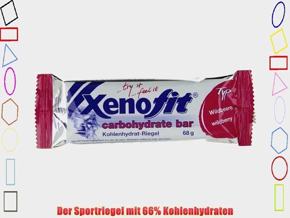 Xenofit Kohlenhydrat-Riegel carbohydrate bar Wildbeere 24 x 68g 5253024