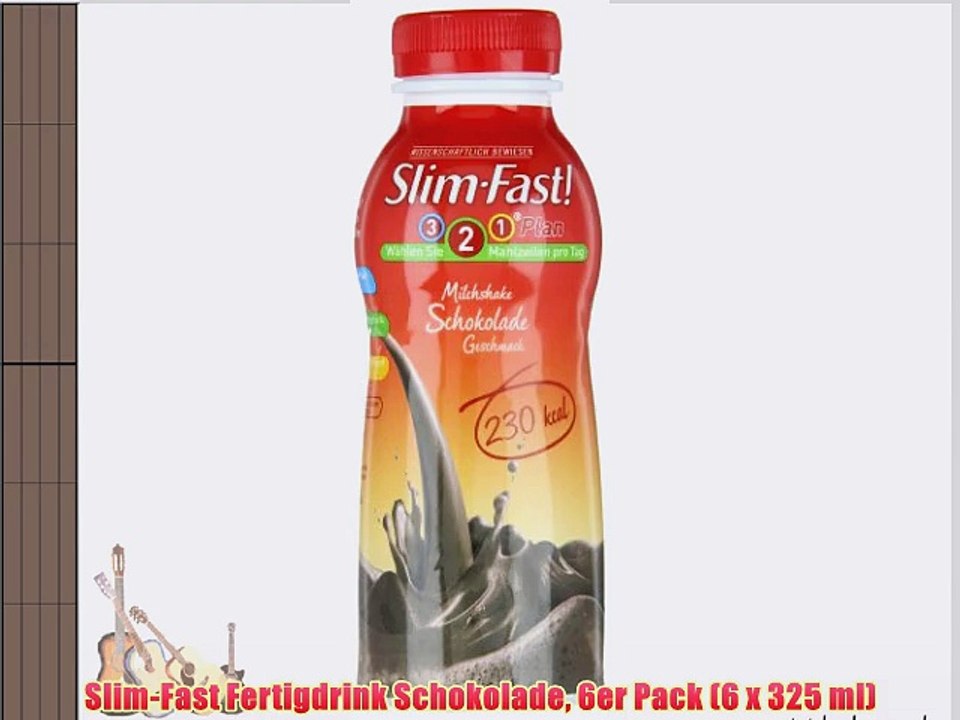Slim-Fast Fertigdrink Schokolade 6er Pack (6 x 325 ml)
