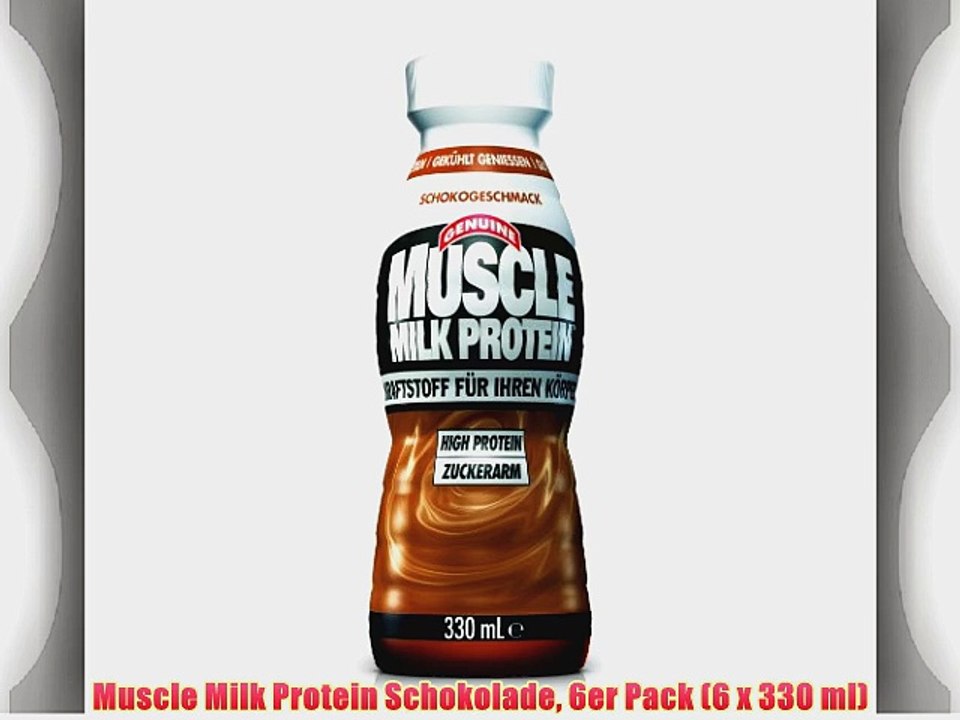 Muscle Milk Protein Schokolade 6er Pack (6 x 330 ml)
