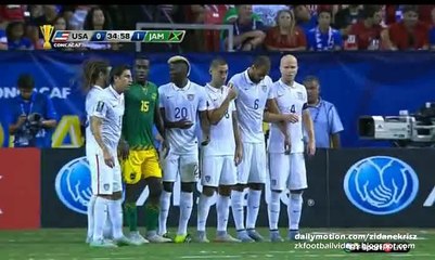 0-2 Giles Barnes Fantastic Free-kick Goal | USA v. Jamaica 22.07.2015 Gold Cup