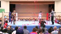 {Ice Ribbon/Osaka Joshi/WAVE} Hamuko Hoshi & Ryo Mizunami Vs. Sonoko Kato & Yuu Yamagata (7/12/15)