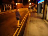 wife drunk struggling with walking and talking