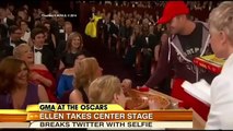 Ellen Degeneres Best Oscar Moments Ellen Oscar Selfie Ellen Oscar Pizza 2014