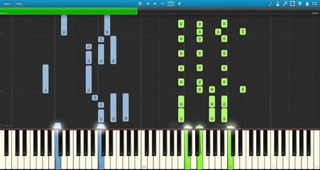 David Guetta feat. Nicki Minaj - Hey Mama (Piano Tutorial / Synthesia) [1080p]