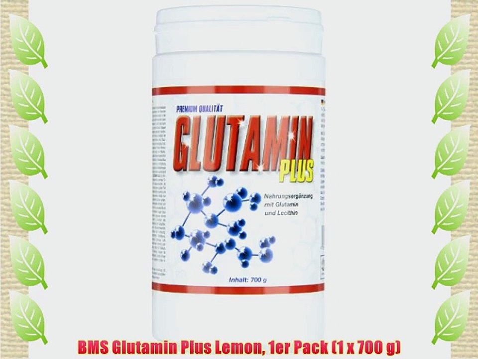 BMS Glutamin Plus Lemon 1er Pack (1 x 700 g)