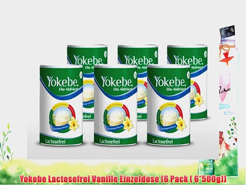 Yokebe Lactosefrei Vanille Einzeldose (6 Pack ( 6*500g))
