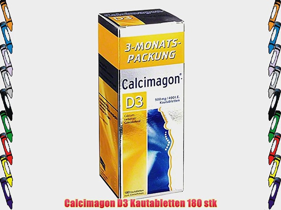 Calcimagon D3 Kautabletten 180 stk
