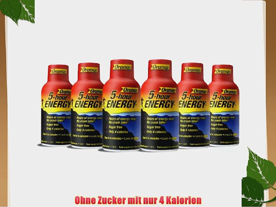 7 Hour Energy Drink - Energie Getr?nk - 58ml - Orangen Geschmack - Pack of 12