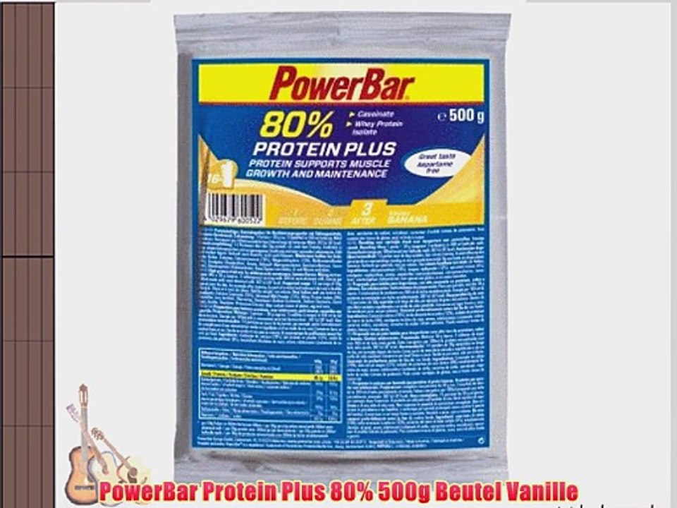 PowerBar Protein Plus 80% 500g Beutel Vanille
