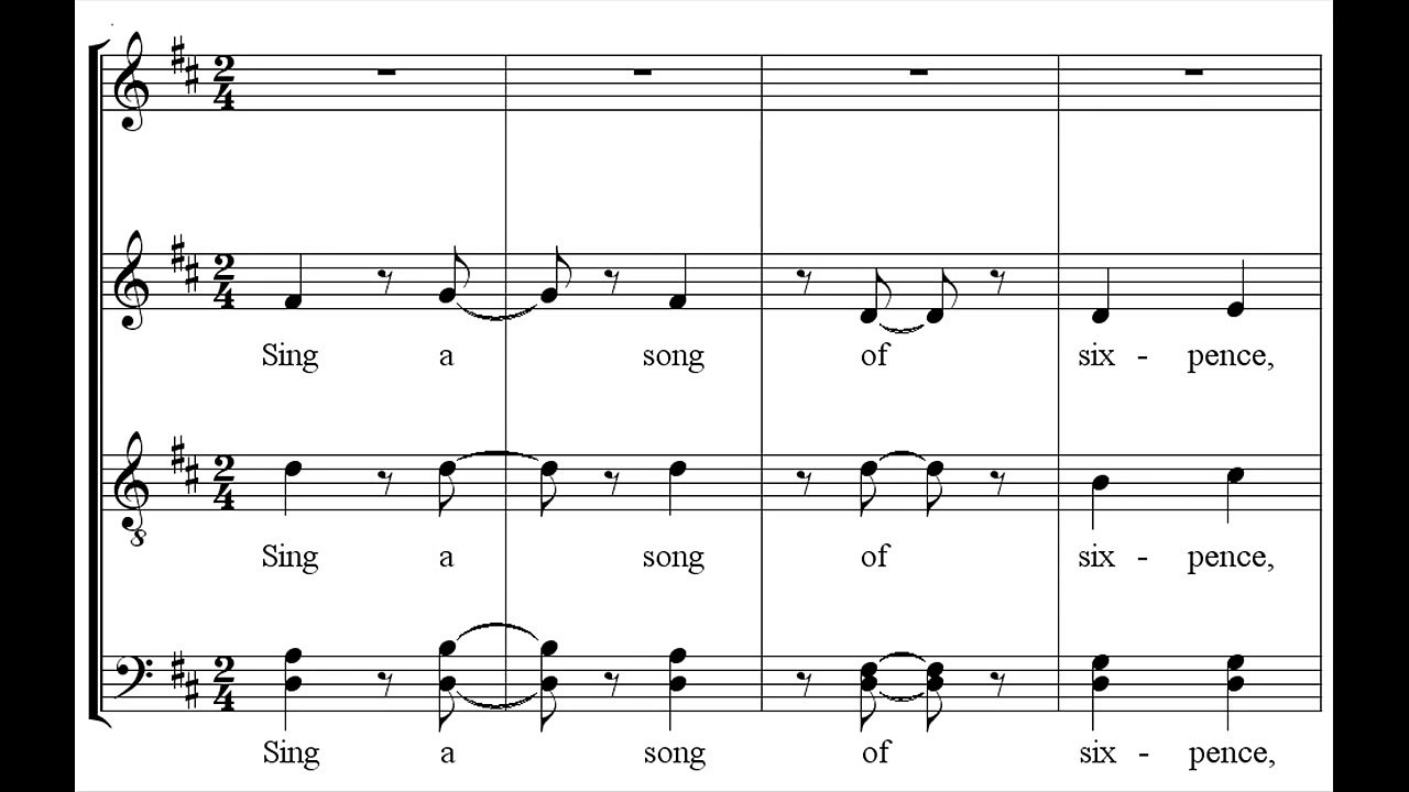 Rutter - Sing a song of sixpence - The Cambridge Singers