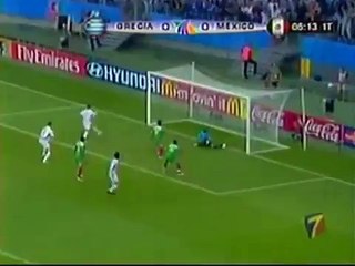 LA MEJOR ATAJADA DE OSWALDO SANCHEZ, MEXICO VS GRECIA, EL MEJOR PORTERO DEL MUNDO