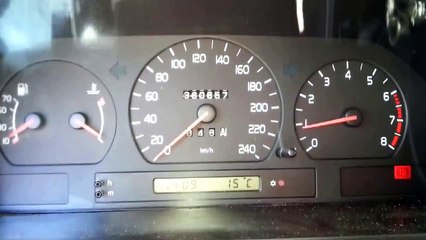Volvo 850 2.5 10v engine sound on petrol and LPG