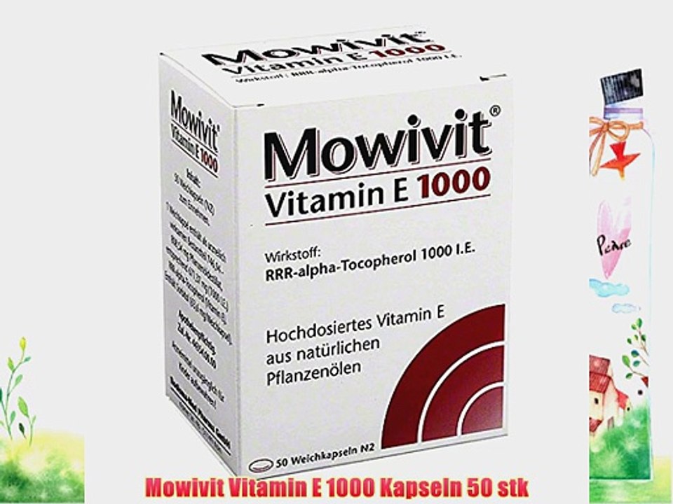 Mowivit Vitamin E 1000 Kapseln 50 stk