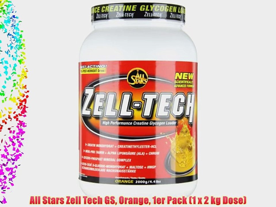 All Stars Zell Tech GS Orange 1er Pack (1 x 2 kg Dose)