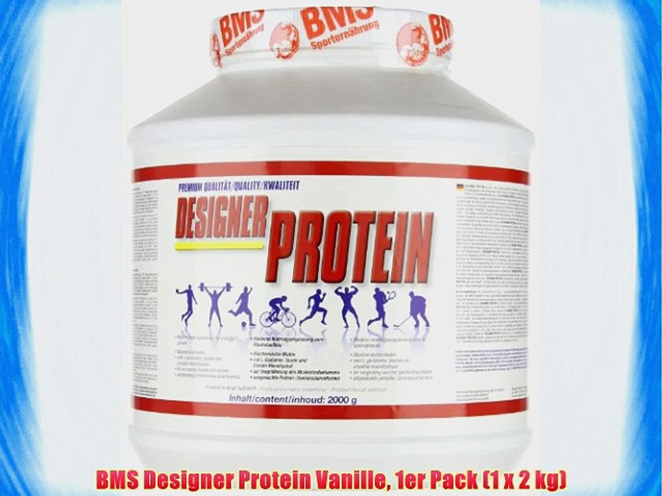 BMS Designer Protein Vanille 1er Pack (1 x 2 kg)