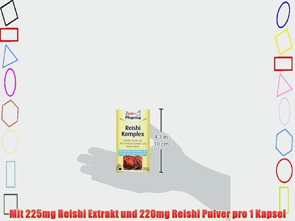 ZeinPharma Reishi Extrakt Komplex 1er Pack/120 Kapseln (1 x 63 g)