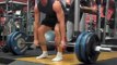 Deadlift 422x10 at 173lb and posing practice (4 Weeks Out from BBing show)