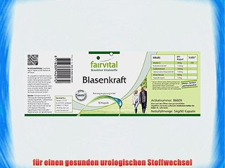 Blasenkraft 90 vegetarische Kapseln f?r eine starke und saubere Blase