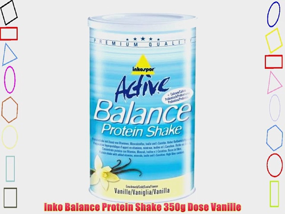 Inko Balance Protein Shake 350g Dose Vanille