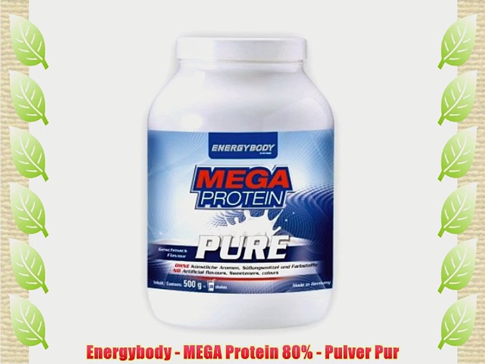 Energybody - MEGA Protein 80% - Pulver Pur