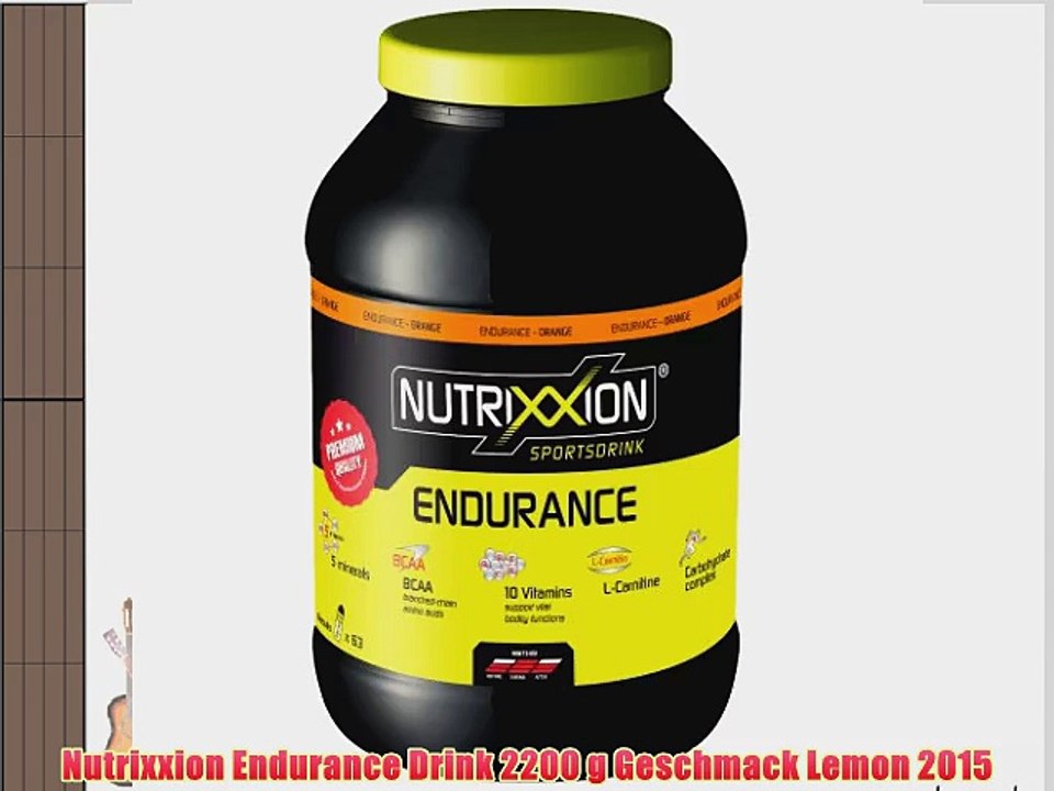 Nutrixxion Endurance Drink 2200 g Geschmack Lemon 2015
