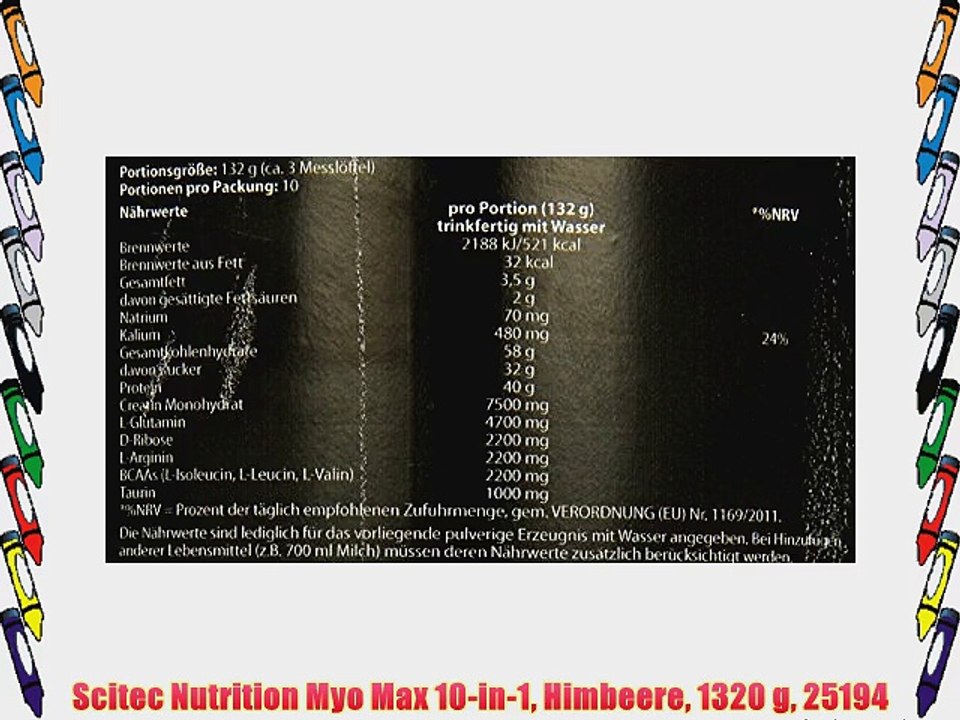 Scitec Nutrition Myo Max 10-in-1 Himbeere 1320 g 25194