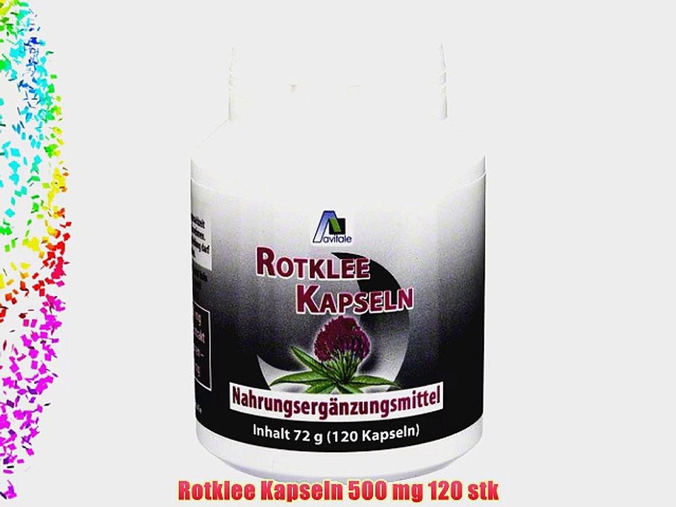 Rotklee Kapseln 500 mg 120 stk