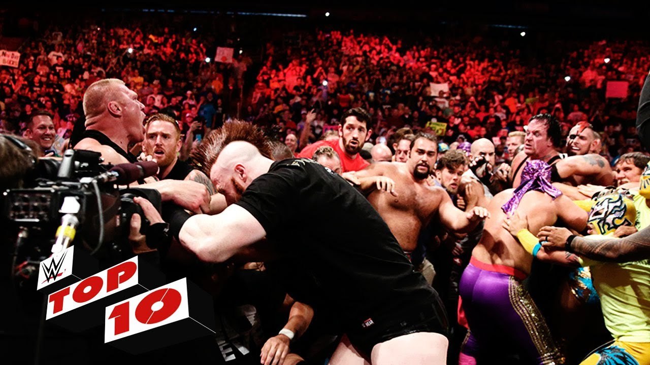 Top 10 Raw moments- WWE Top 10, July 20, 2015