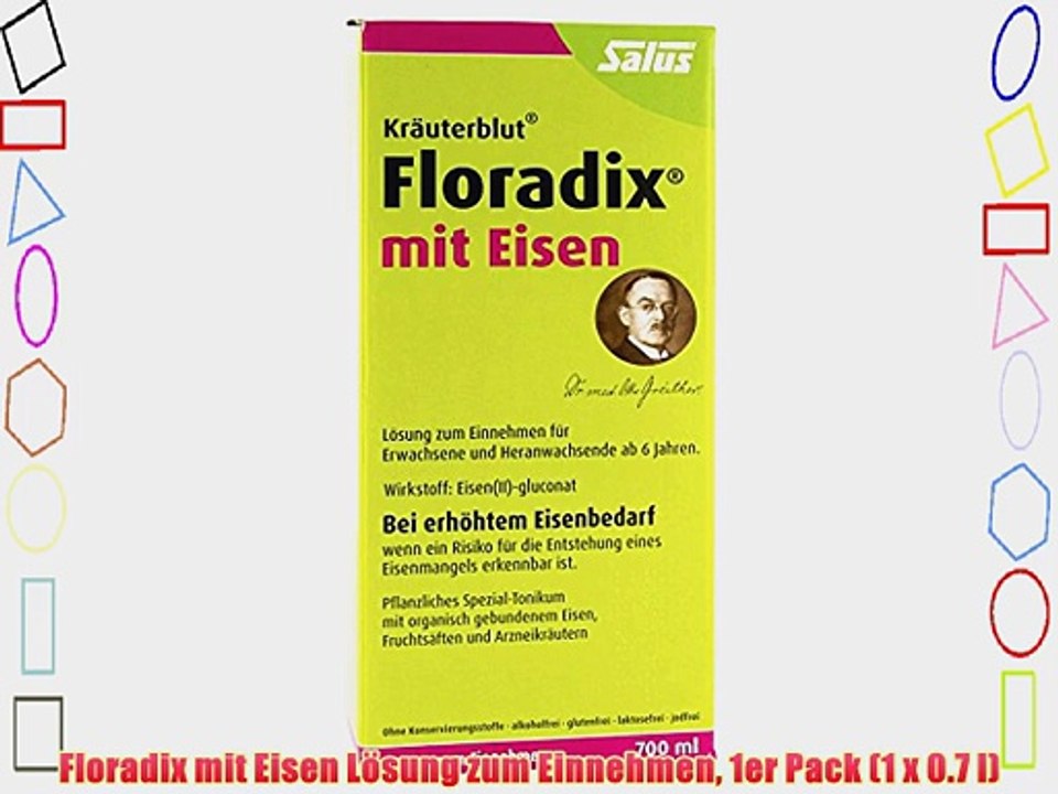 Floradix mit Eisen L?sung zum Einnehmen 1er Pack (1 x 0.7 l)