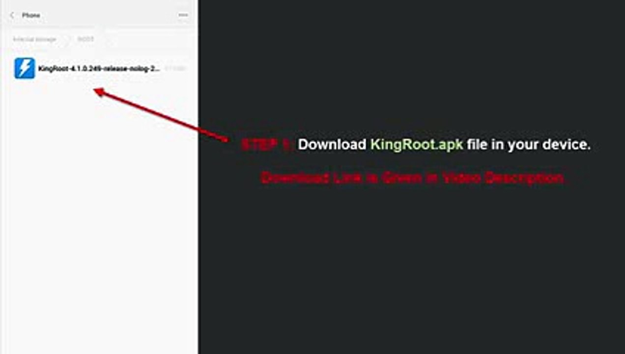Root Any Android Device - One Click Root.