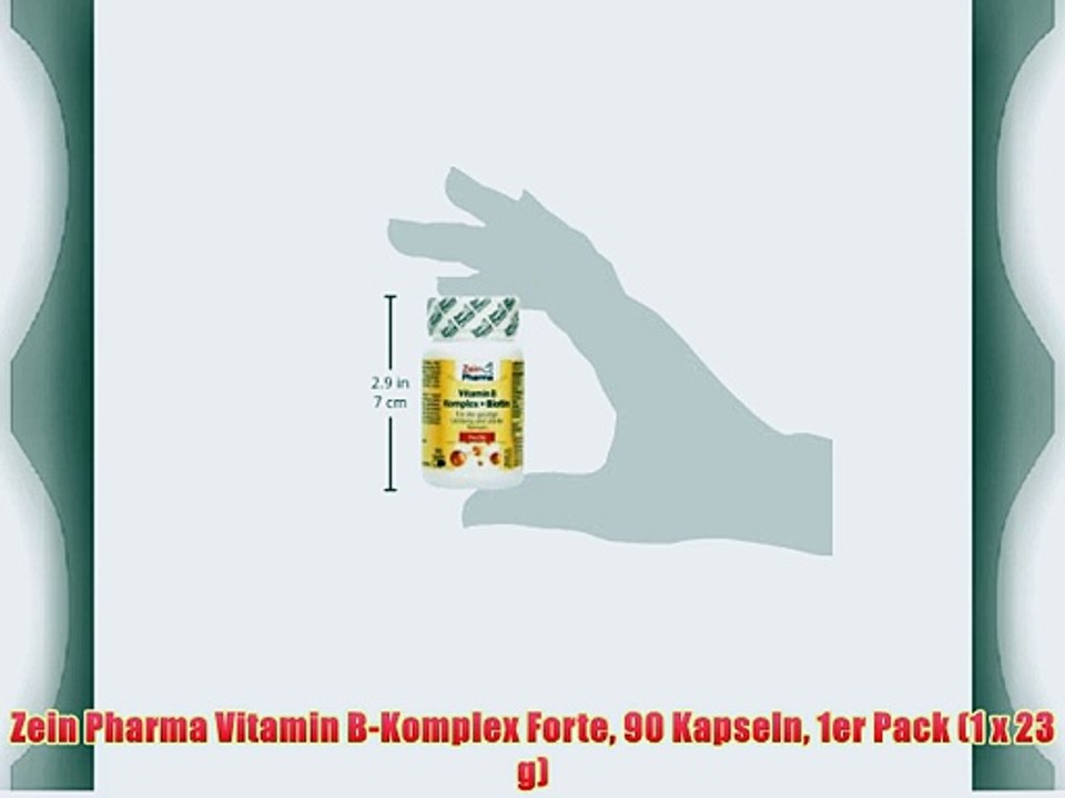 Zein Pharma Vitamin B-Komplex Forte 90 Kapseln 1er Pack (1 x 23 g)