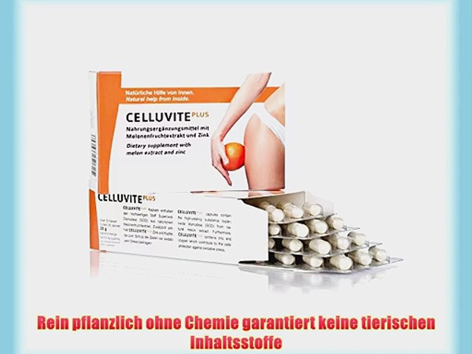 Anti Cellulite Kapseln - Hilfe bei Orangenhaut und Cellulitis | CELLUVITE PLUS Monatspackung