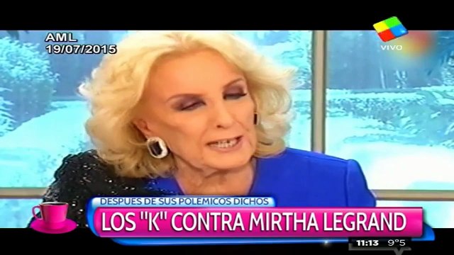 Cristina le respondió a Mirtha Legrand