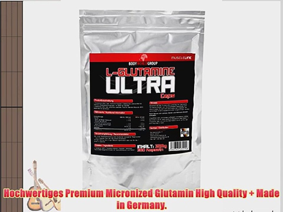 BodyWorldGroup L-Glutamine Ultra Muscle Line 360 Caps 1er Pack (1 x 297 g)