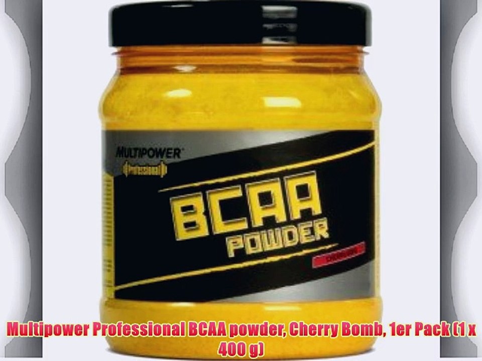 Multipower Professional BCAA powder Cherry Bomb 1er Pack (1 x 400 g)