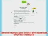 Sanct Bernhard Ginkgo Kapseln mit Ginkgo-biloba-Spezialextrakt 50:1 pro Kapsel 150 Kapseln