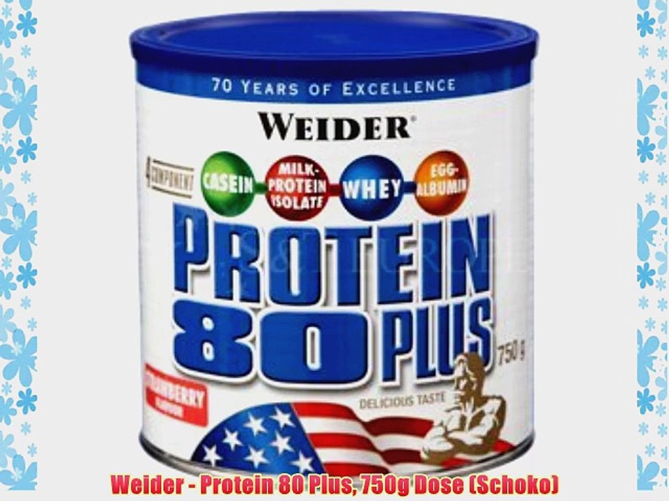 Weider - Protein 80 Plus 750g Dose (Schoko)