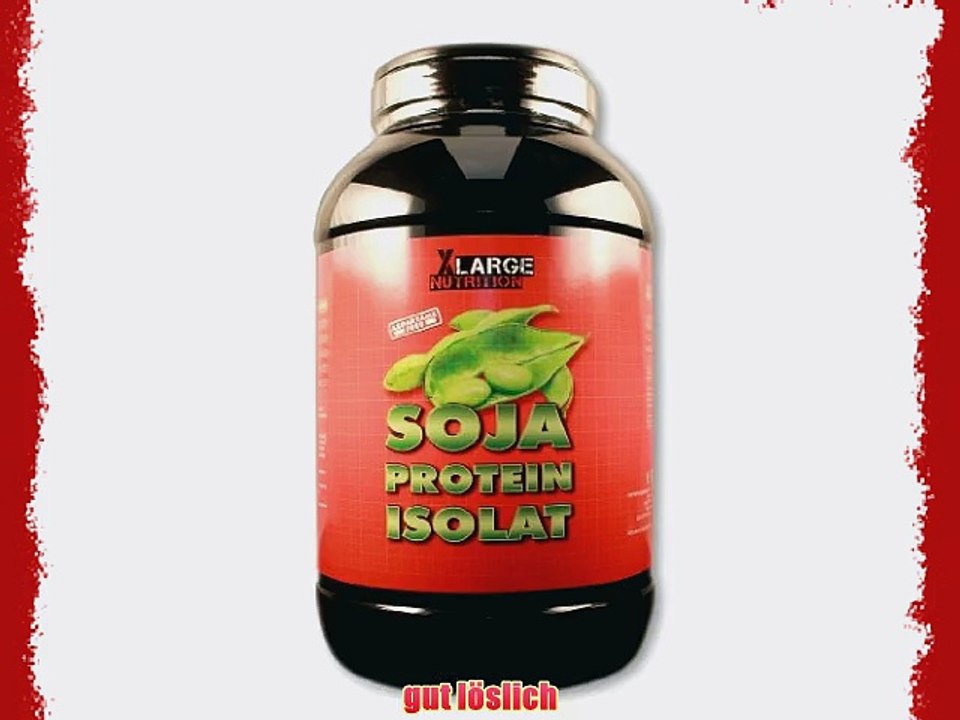 XLarge Nutrition Soja Protein Isolat Erdbeer - 100% pflanzlich 3000g Dose