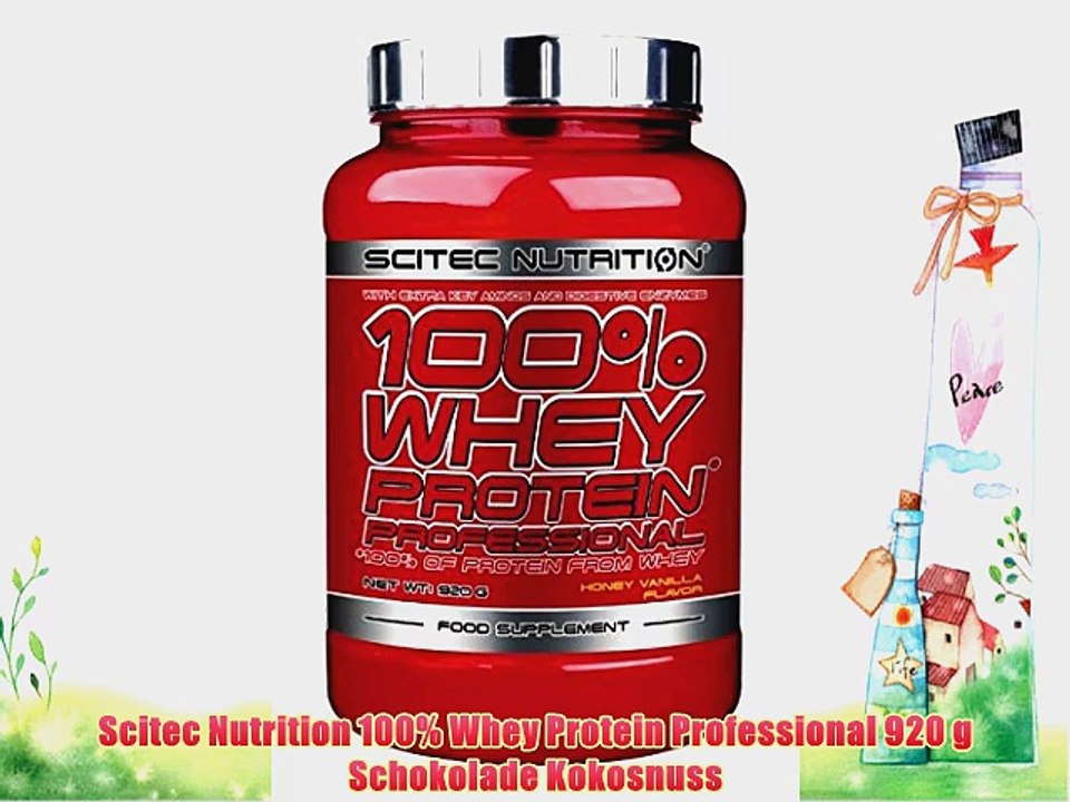 Scitec Nutrition 100% Whey Protein Professional 920 g Schokolade Kokosnuss
