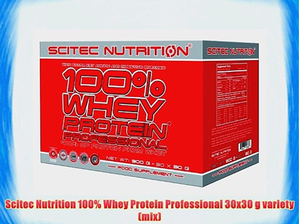Scitec Nutrition 100% Whey Protein Professional 30x30 g variety (mix)