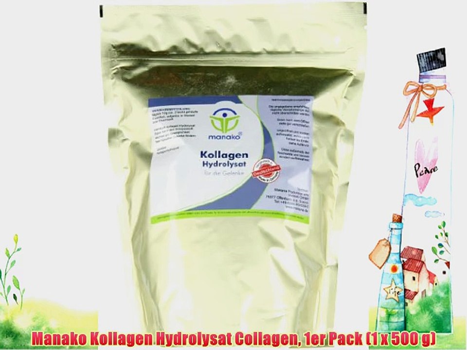 Manako Kollagen Hydrolysat Collagen 1er Pack (1 x 500 g)