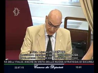 Roma - Audizioni su sicurezza Unione europea (22.07.15)