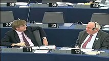 engl. Nigel Farage UKIP vs. Martin Schulz SPD 08.03.2011 EU buying its own debt! die Bananenrepublik