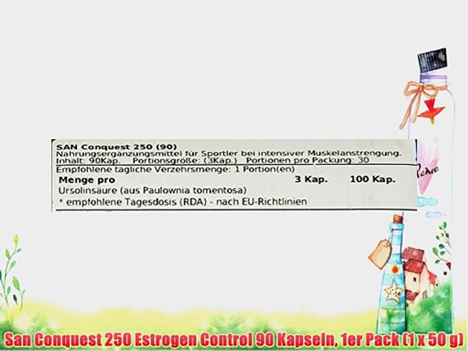 San Conquest 250 Estrogen Control 90 Kapseln 1er Pack (1 x 50 g)